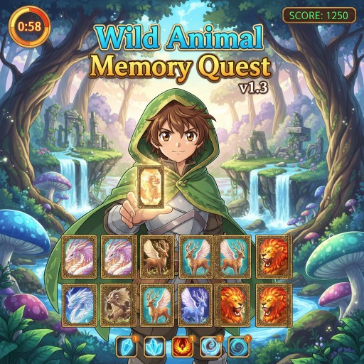 Wild Animal Memory Quest v1.3